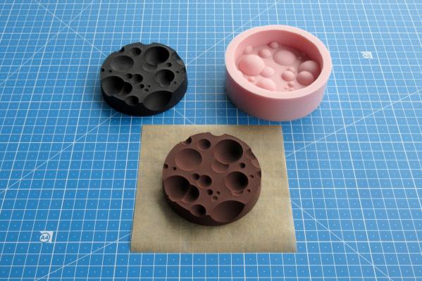 3D print silicone form chocolate