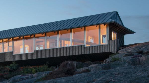 Sommarhus på Hamburgö i Bohuslän, av arkitektkontoret Manthey Kula. Foto: Mikael Olsson.