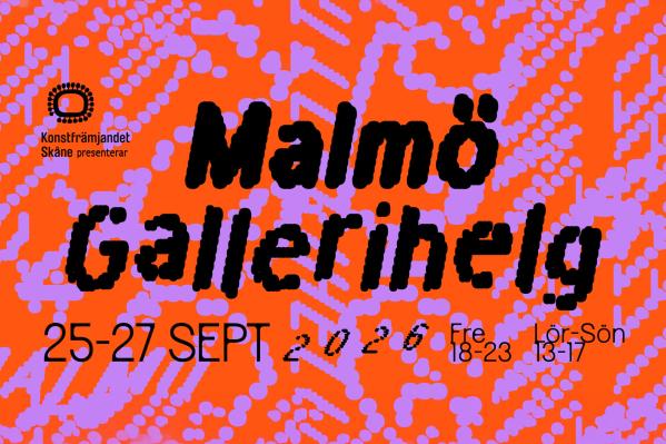 Malmö gallerihelg 2026